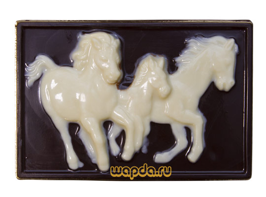 Шоколадная плитка "Три белых коня"